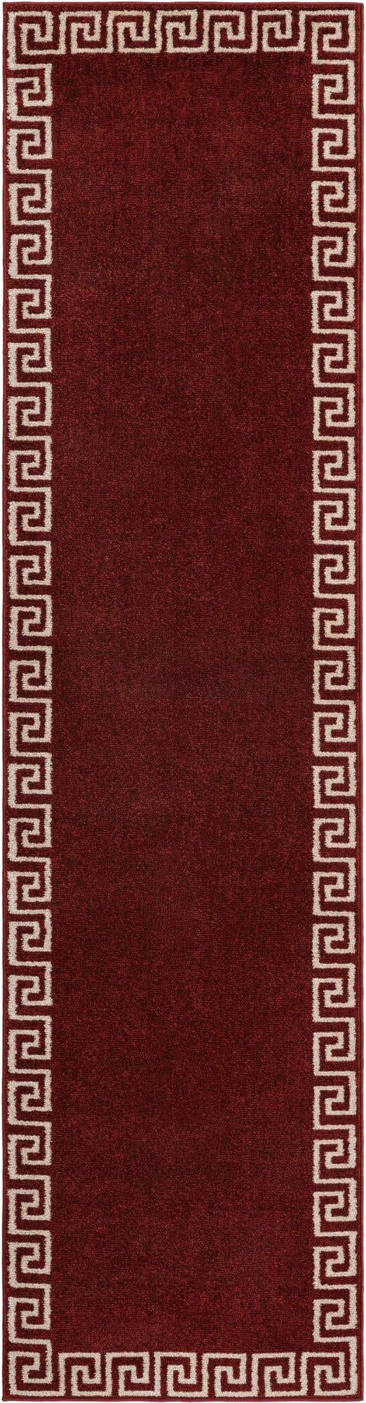 Terracotta 2' 7 x 10' Athens Runner Area Rug 100% Polypropylene With Cotton Backing Easy Clean Indoor Living Dining Room Bedroom Office Carpet for Sale at Rug Engine