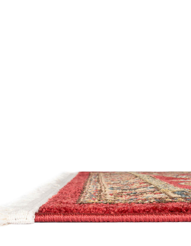 Red 2' 7 x 7' 1 Sahand Runner Area Rug Affordable Easy Clean Traditional Design Durable Carpet for Home Interior Design Living Room Dining Office for Sale at Rug Engine