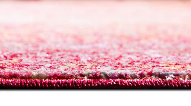 Red 8' x 8' Austin Square Area Rug 100% Polyester Durable Cotton Backing Living Dining Room Bedroom Office Vintage Decor Carpet for Sale at Rug Engine