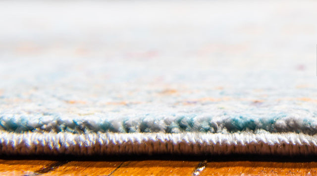 Light Blue 2' 7 x 9' 10 Austin Runner Area Rug 100% Polyester Durable Cotton Backing Living Dining Room Bedroom Office Vintage Decor Carpet for Sale at Rug Engine