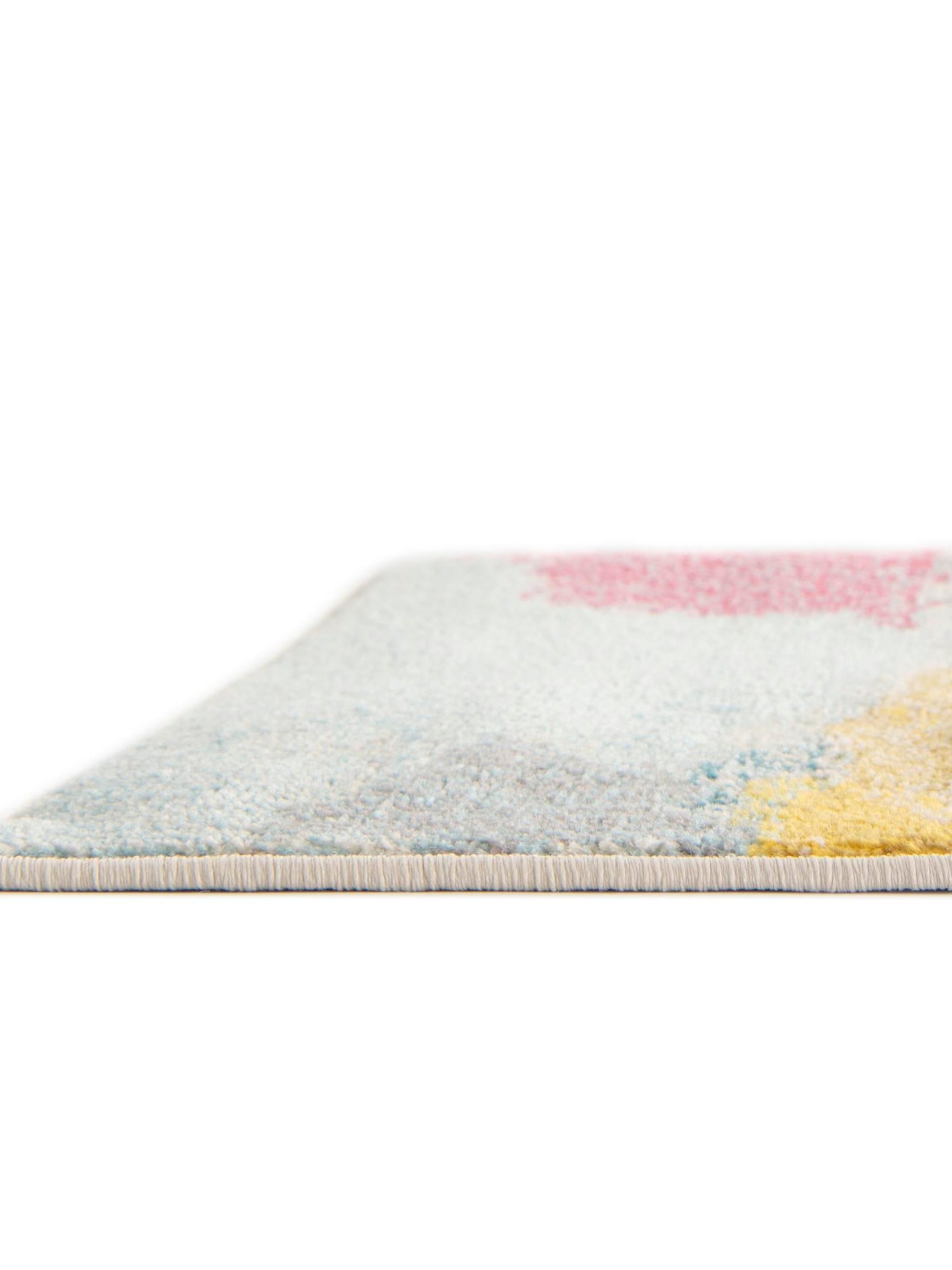 Pink 3' 3 x 5' 3 Estrella Rectangle Area Rug 100% Polypropylene Non-Shedding Stain Resistant Carpet Colorful Modern Abstract Design Easy Clean for Home Decor for Sale at Rug Engine