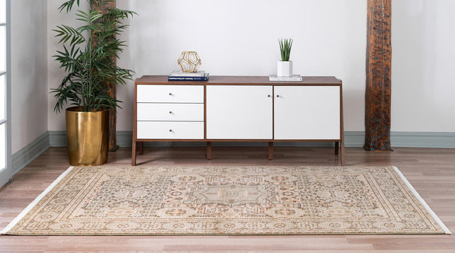 Light Green 7' 1 x 10' Palace Rectangle Area Rug