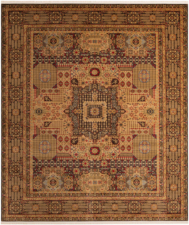 Brown 10' x 11' 4 Palace Rectangle Area Rug
