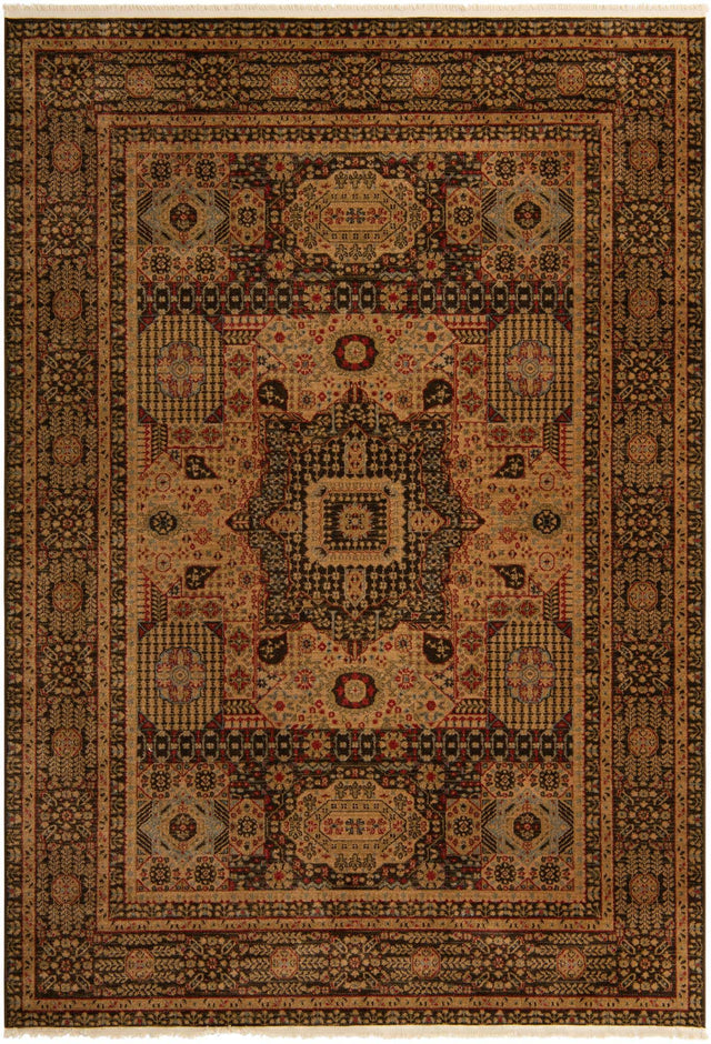 Brown 7' 1 x 10' Palace Rectangle Area Rug