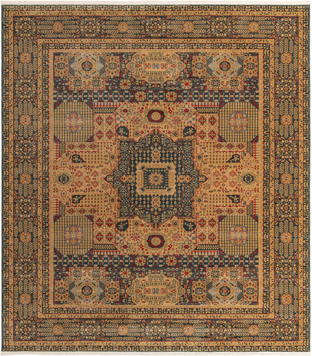 Blue 10' x 11' 4 Palace Rectangle Area Rug