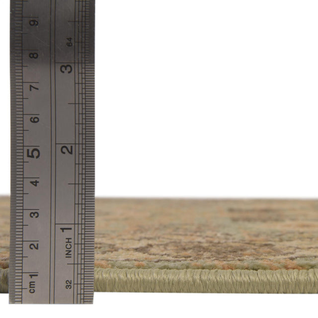 Light Green 3' 3 x 3' 3 Palace Round Area Rug