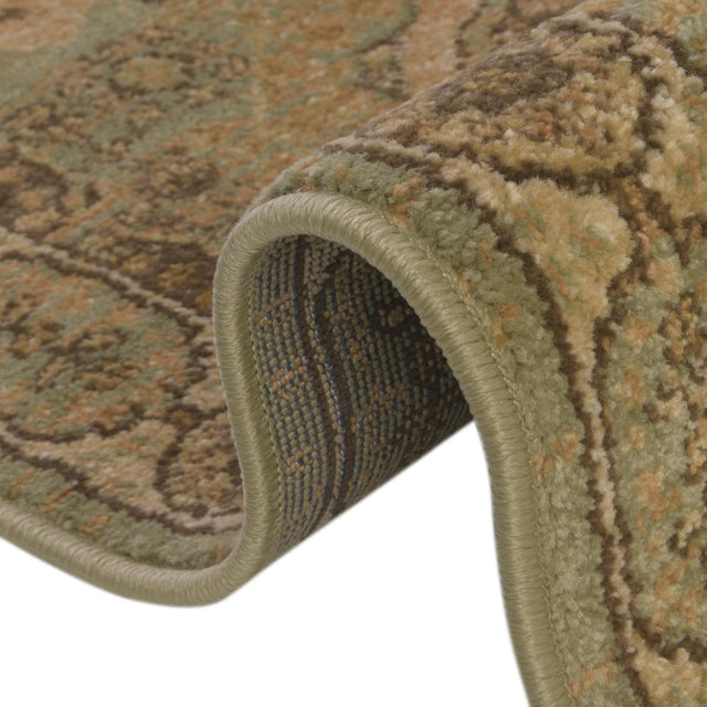 Light Green 3' 3 x 3' 3 Palace Round Area Rug