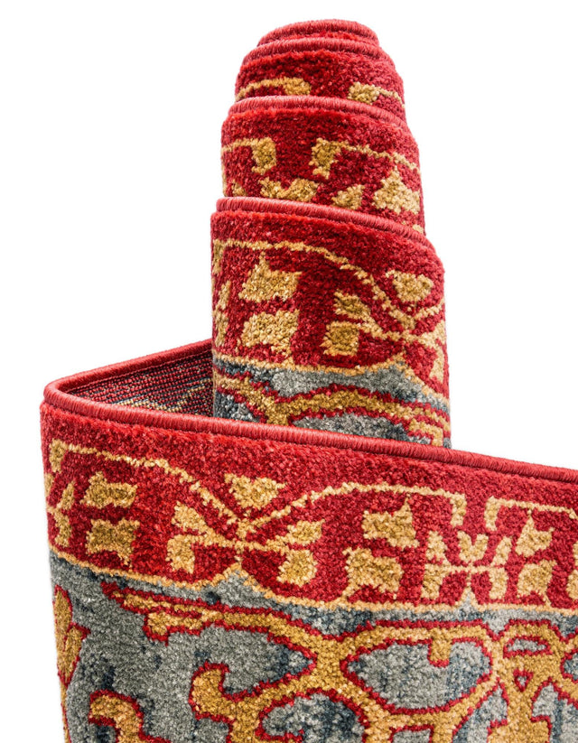 Navy Blue 9' x 12' Palace Rectangle Area Rug