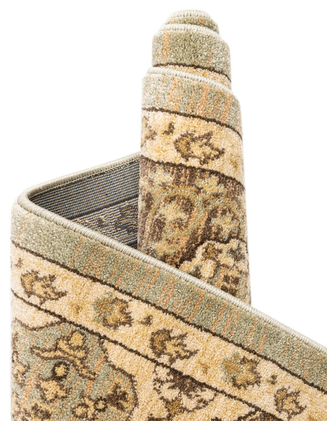 Light Green 3' 1 x 5' 3 Palace Rectangle Area Rug