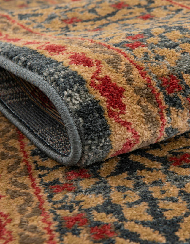 Blue 3' 3 x 3' 3 Palace Round Area Rug