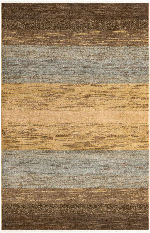 Multicolor 6' 1 x 9' Fars Rectangle Area Rug 100% Polypropylene Unique Traditional Carpet for Classical Living, Dining Room & Office Spaces for Sale at Rug Engine