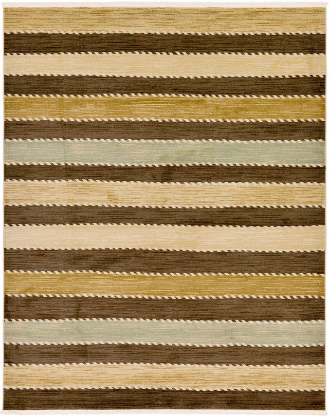 Brown 8' x 10' Fars Rectangle Area Rug 100% Polypropylene Unique Traditional Carpet for Classical Living, Dining Room & Office Spaces for Sale at Rug Engine