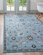 Light Blue 9' x 12' 2 Tradition Rectangle Rug