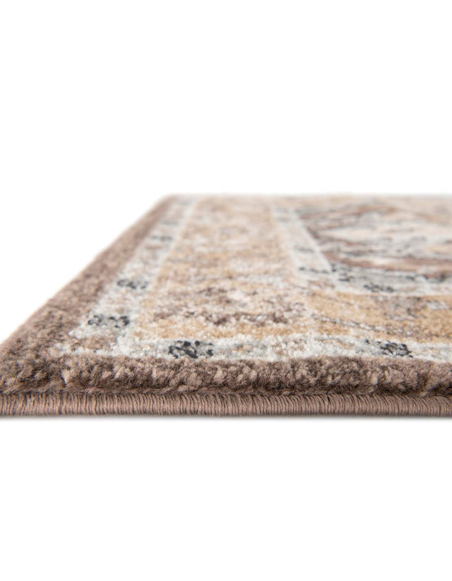 Brown 5' 1 x 8' Tradition Rectangle Area Rug Traditional Classic Vintage Design Carpet for Living Room, Bedrooms, Dining, Office Space for Sale at Rug Engine