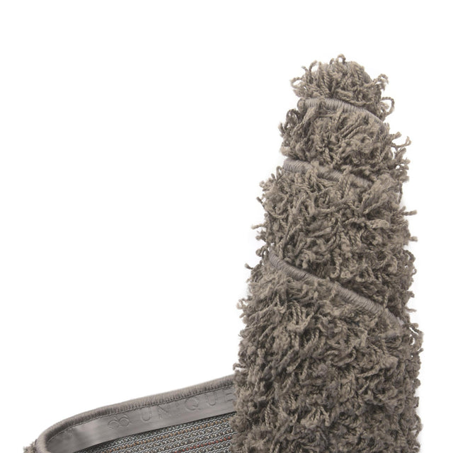 Graphite Gray 5' 3 x 8' Solid Shag Rectangle Area Rug Thick Soft Touch Fluffy & Plush Shaggy Pile Discounted Clearance Final Sale