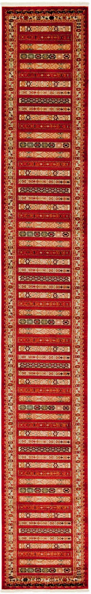 Rust Red 2' 7 x 19' 8 Fars Runner Area Rug 100% Polypropylene Unique Traditional Carpet for Classical Living, Dining Room & Office Spaces for Sale at Rug Engine