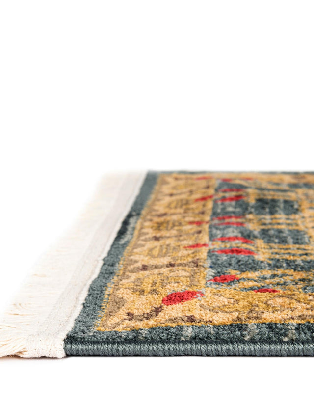 Navy Blue 8' x 8' Edinburgh Square Area Rug 100% Polypropylene Easy Clean With Cotton Backing Traditional Classic Design Carpet for Living, Dining Room, Office for Sale at Rug Engine