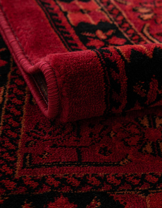 Red 10' x 13' 1 Tekke Rectangle Area Rug Classic Traditional Vintage Design Carpet for Living Rooms, Dining, Bedrooms, Office Space for Sale at Rug Engine