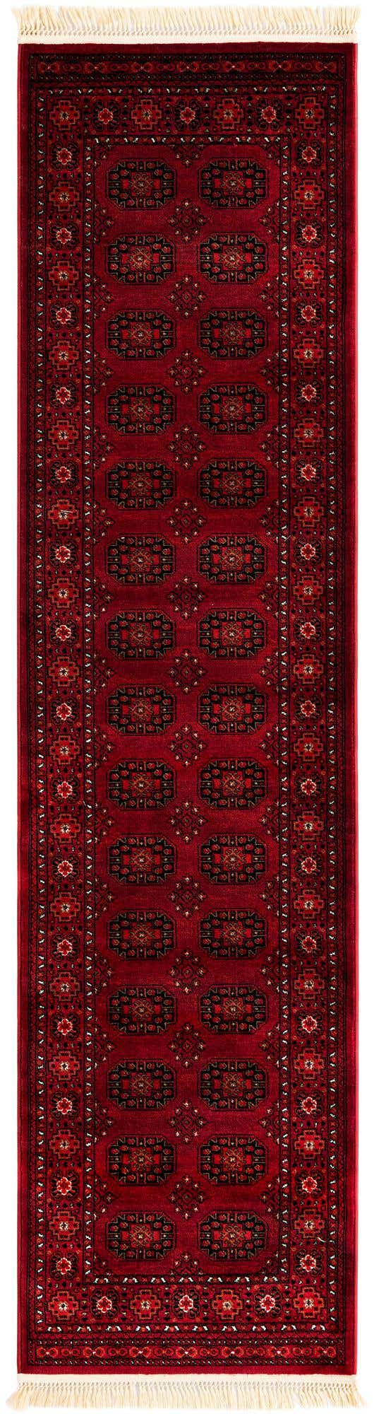 Red 2' 7 x 10' Tekke Runner Area Rug Classic Traditional Vintage Design Carpet for Living Rooms, Dining, Bedrooms, Office Space for Sale at Rug Engine