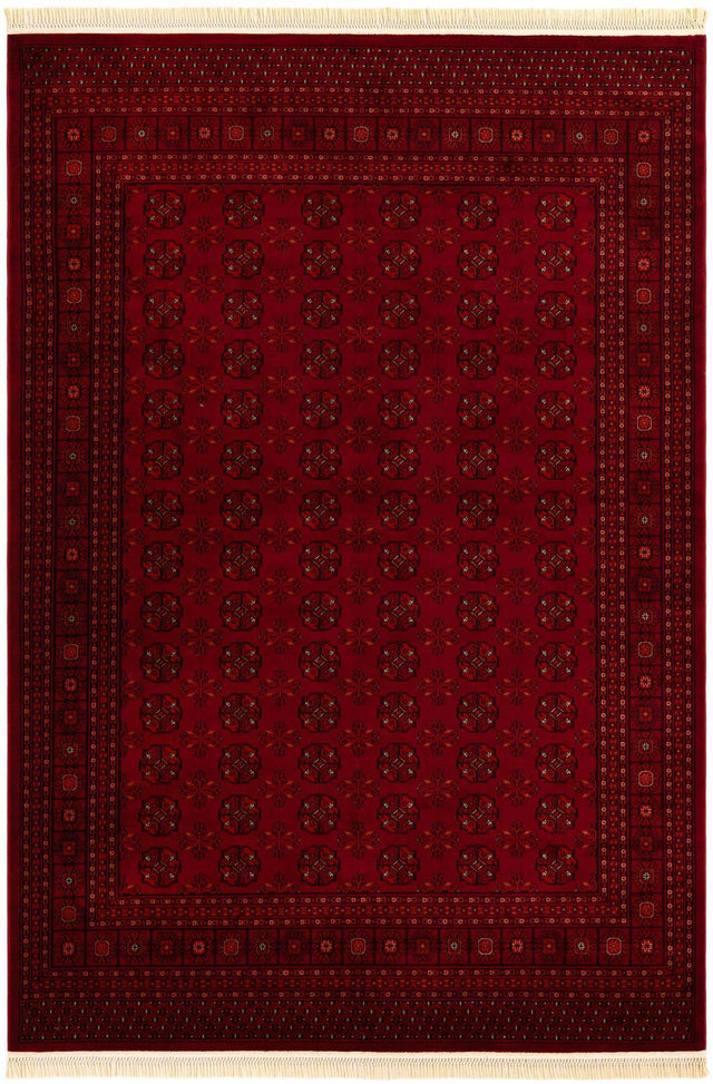 Red 7' 10 x 11' Tekke Rectangle Area Rug