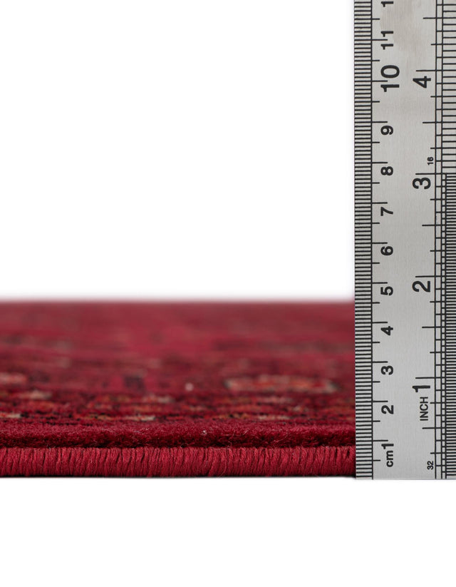 Red 7' 10 x 11' Tekke Rectangle Area Rug