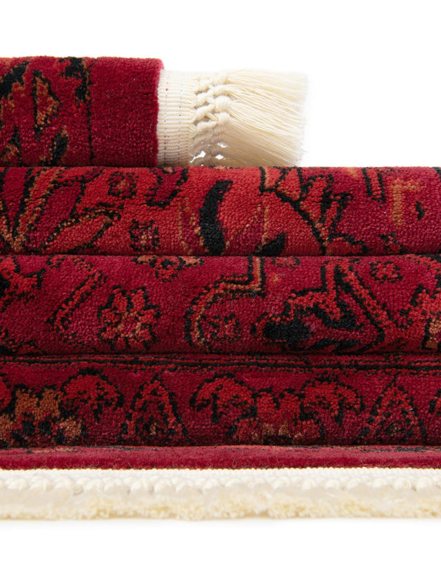 Red 6' 1 x 9' Tekke Rectangle Area Rug Classic Traditional Vintage Design Carpet for Living Rooms, Dining, Bedrooms, Office Space for Sale at Rug Engine