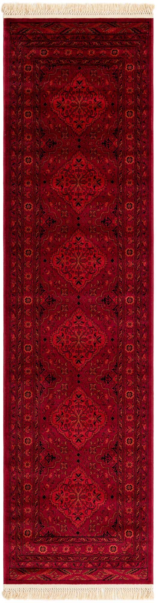 Red 2' 7 x 10' Tekke Runner Area Rug Classic Traditional Vintage Design Carpet for Living Rooms, Dining, Bedrooms, Office Space for Sale at Rug Engine