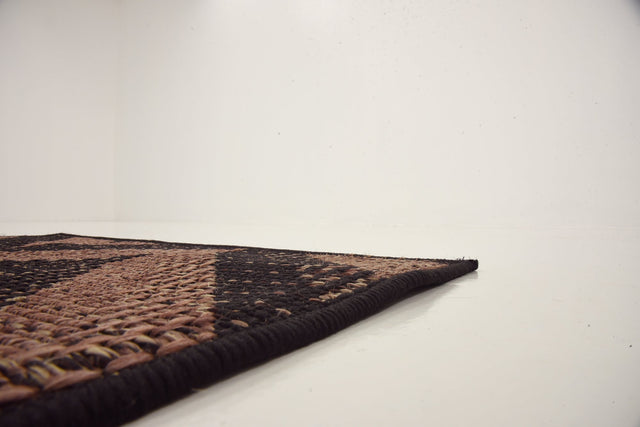Brown 2' 2 x 6' Outdoor Modern Runner Area Rug Weather Resistant for Patio, Deck, Terrace, Balcony, Porch 100% Polypropylene Modern Outside Carpet for Sale at Rug Engine