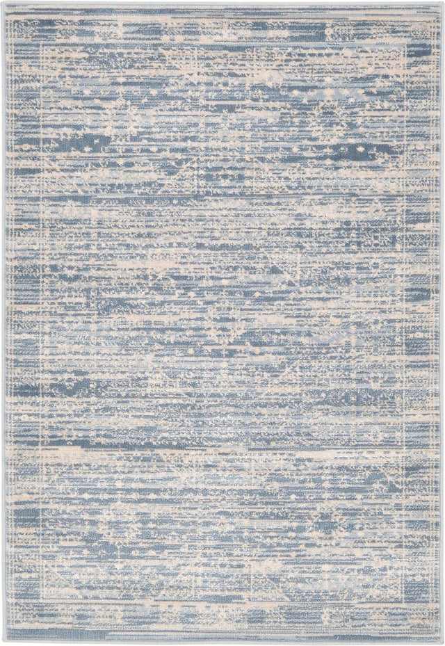 Blue 2' 2 x 3' Paris Rectangle Area Rug