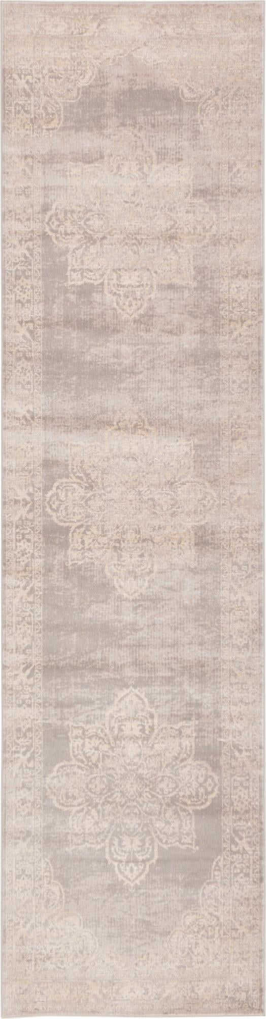 Gray 2' 7 x 10' Paris Runner Area Rug