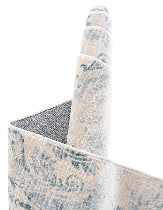 Blue 2' 7 x 10' Paris Runner Area Rug