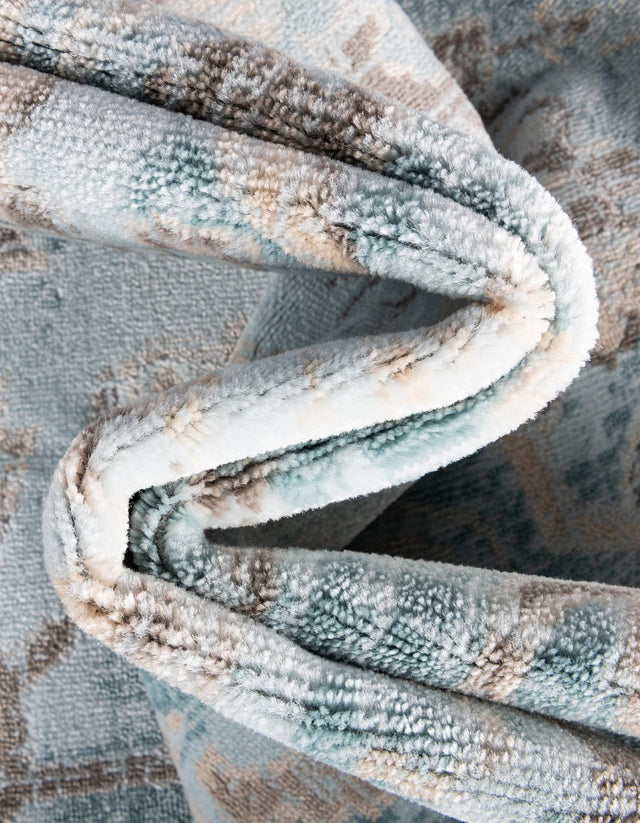 Light Blue 5' 1 x 8' Paris Rectangle Area Rug