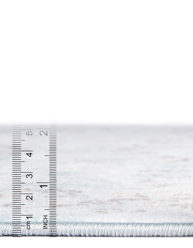 Light Blue 2' 7 x 10' Paris Runner Area Rug