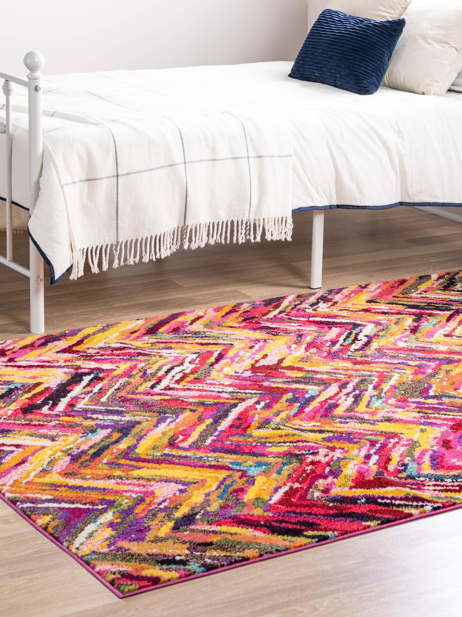 Multicolor 10' 6 x 16' 5 Estrella Rectangle Area Rug 100% Polypropylene Non-Shedding Stain Resistant Carpet Colorful Modern Abstract Design Easy Clean for Home Decor for Sale at Rug Engine