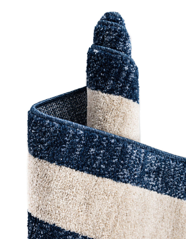 Navy Blue 2' x 6' 1 Del Mar Runner Area Rug 100% Polypropylene Easy Clean Stain Resistant Vivid Modern Carpet Mat for Home Decor Interior Designing for Sale at Rug Engine