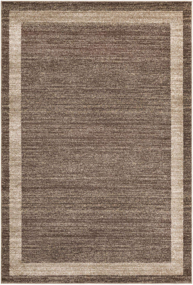 Light Brown 6' 1 x 9' Del Mar Rectangle Area Rug 100% Polypropylene Easy Clean Stain Resistant Vivid Modern Carpet Mat for Home Decor Interior Designing for Sale at Rug Engine