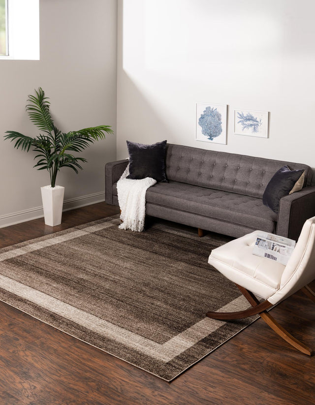 Light Brown 7' 10 x 7' 10 Del Mar Square Area Rug 100% Polypropylene Easy Clean Stain Resistant Vivid Modern Carpet Mat for Home Decor Interior Designing for Sale at Rug Engine