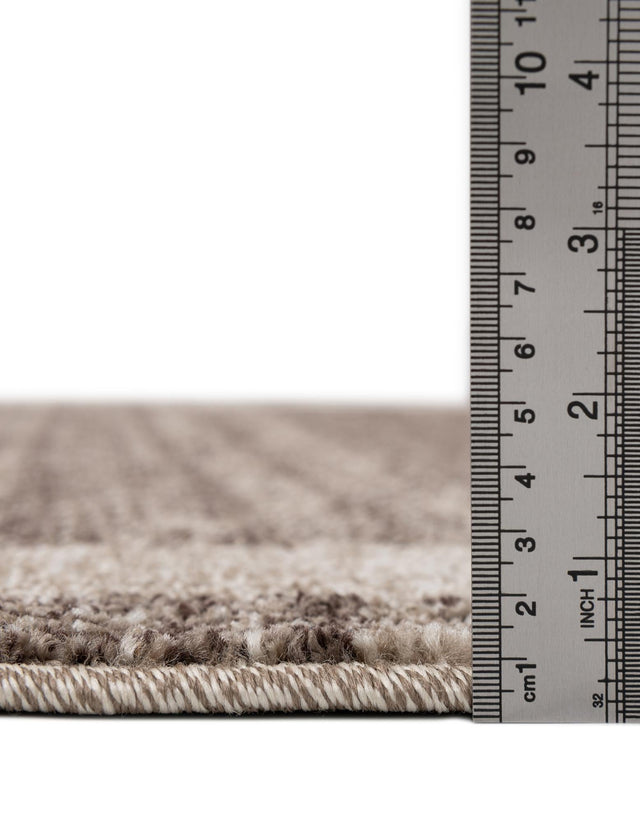 Light Brown 7' 10 x 7' 10 Del Mar Square Area Rug 100% Polypropylene Easy Clean Stain Resistant Vivid Modern Carpet Mat for Home Decor Interior Designing for Sale at Rug Engine