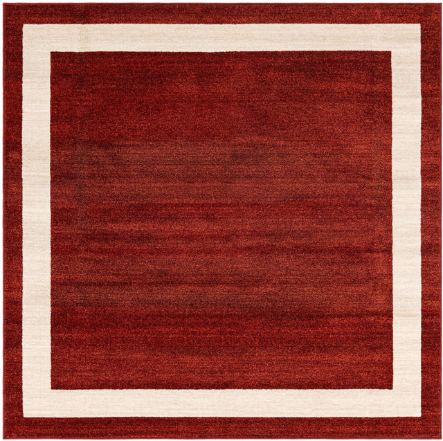 Terracotta 7' 10 x 7' 10 Del Mar Square Area Rug 100% Polypropylene Easy Clean Stain Resistant Vivid Modern Carpet Mat for Home Decor Interior Designing for Sale at Rug Engine