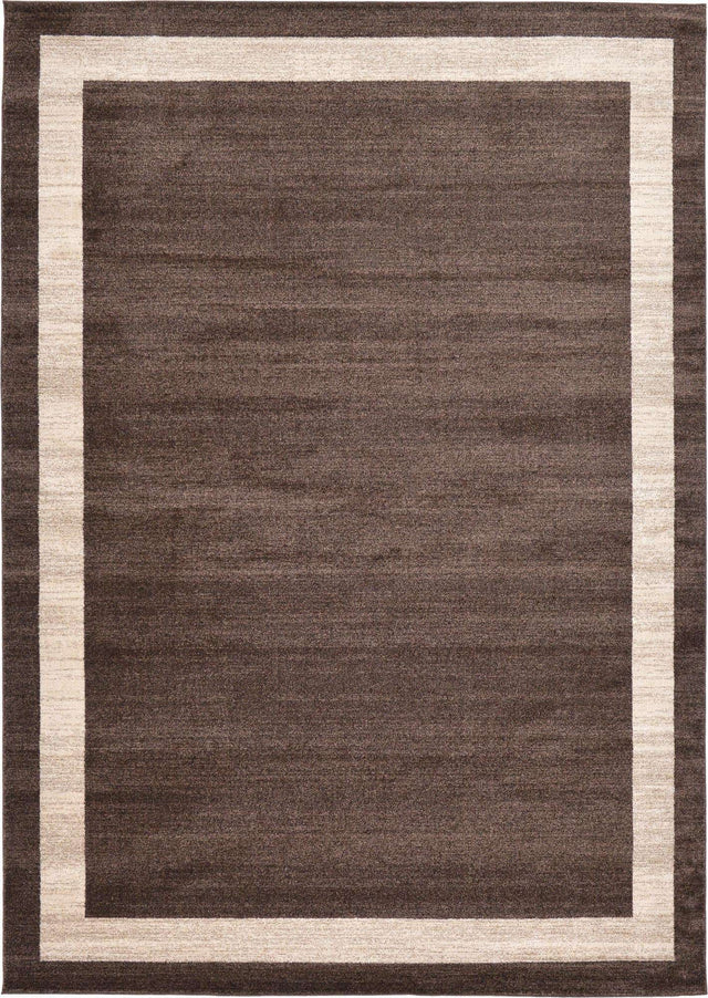 Brown 7' 10 x 11' Del Mar Rectangle Area Rug 100% Polypropylene Easy Clean Stain Resistant Vivid Modern Carpet Mat for Home Decor Interior Designing for Sale at Rug Engine