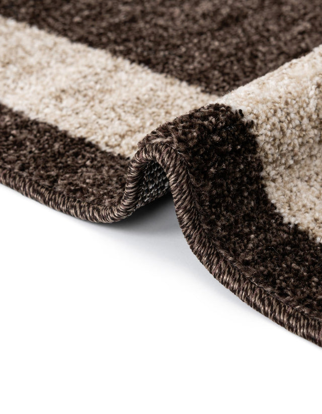 Brown 6' 1 x 9' Del Mar Rectangle Area Rug 100% Polypropylene Easy Clean Stain Resistant Vivid Modern Carpet Mat for Home Decor Interior Designing for Sale at Rug Engine
