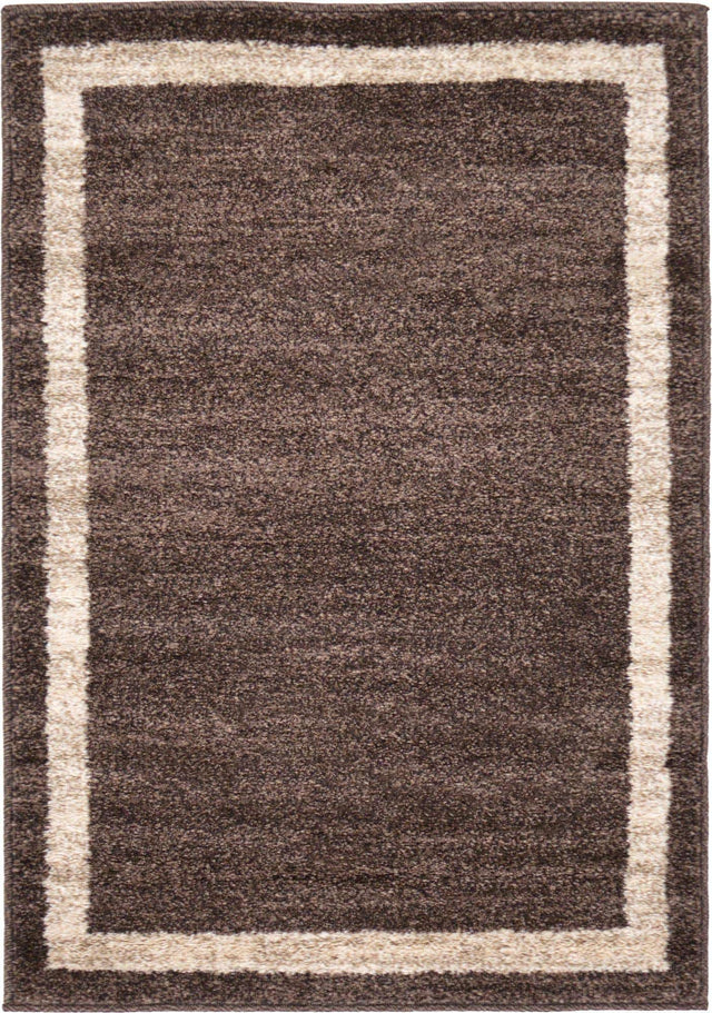 Brown 2' x 3' 1 Del Mar Rectangle Area Rug 100% Polypropylene Easy Clean Stain Resistant Vivid Modern Carpet Mat for Home Decor Interior Designing for Sale at Rug Engine