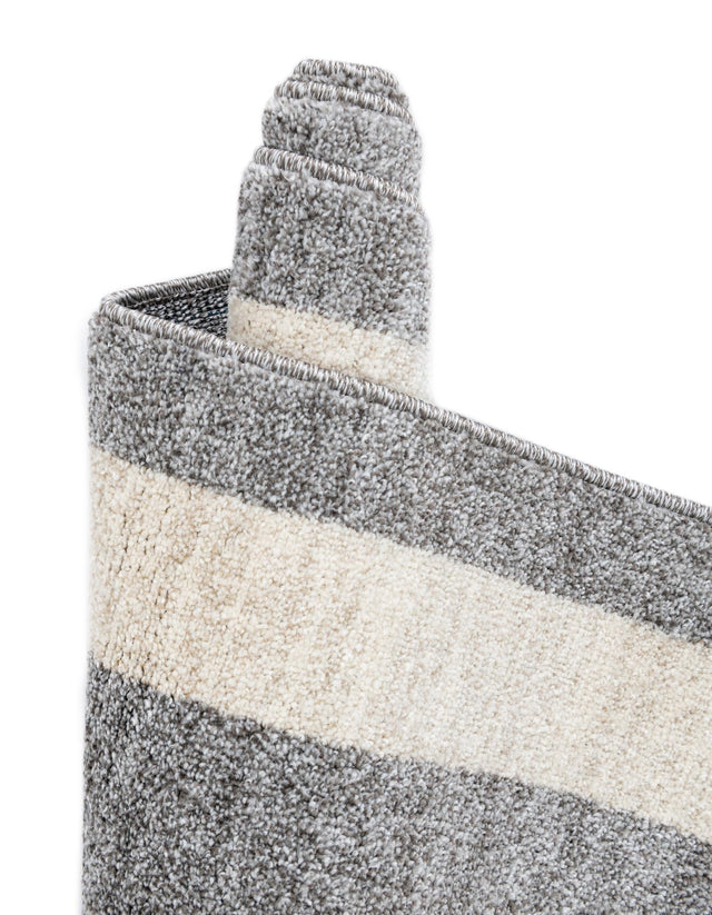 Gray 5' 3 x 8' Del Mar Rectangle Area Rug 100% Polypropylene Easy Clean Stain Resistant Vivid Modern Carpet Mat for Home Decor Interior Designing for Sale at Rug Engine