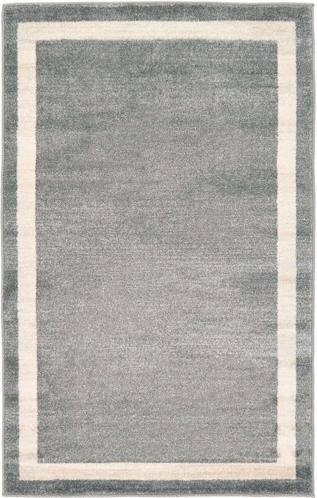 Gray 3' 1 x 5' 3 Del Mar Rectangle Area Rug 100% Polypropylene Easy Clean Stain Resistant Vivid Modern Carpet Mat for Home Decor Interior Designing for Sale at Rug Engine