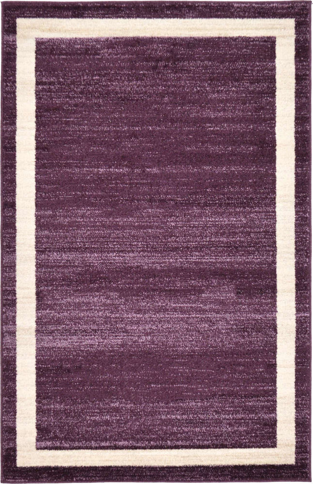 Violet 3' 1 x 5' 3 Del Mar Rectangle Area Rug 100% Polypropylene Easy Clean Stain Resistant Vivid Modern Carpet Mat for Home Decor Interior Designing for Sale at Rug Engine