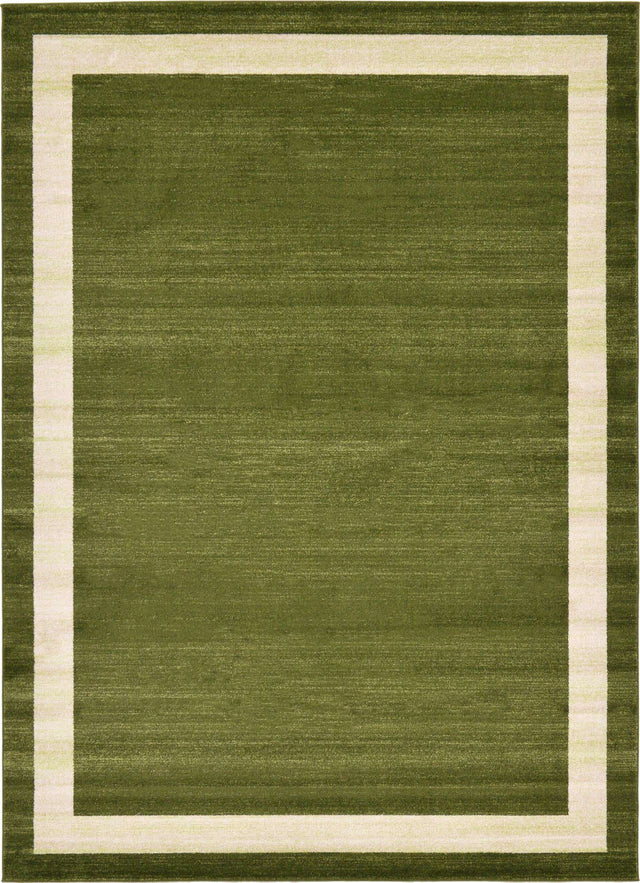 Green 7' 10 x 11' Del Mar Rectangle Area Rug 100% Polypropylene Easy Clean Stain Resistant Vivid Modern Carpet Mat for Home Decor Interior Designing for Sale at Rug Engine