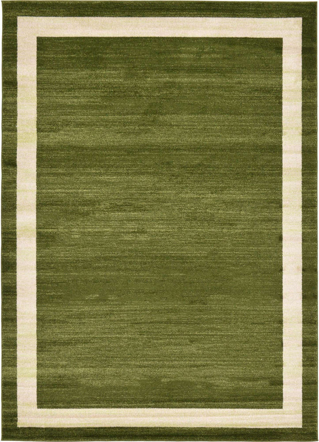 Green 7' 1 x 10' Del Mar Rectangle Area Rug 100% Polypropylene Easy Clean Stain Resistant Vivid Modern Carpet Mat for Home Decor Interior Designing for Sale at Rug Engine