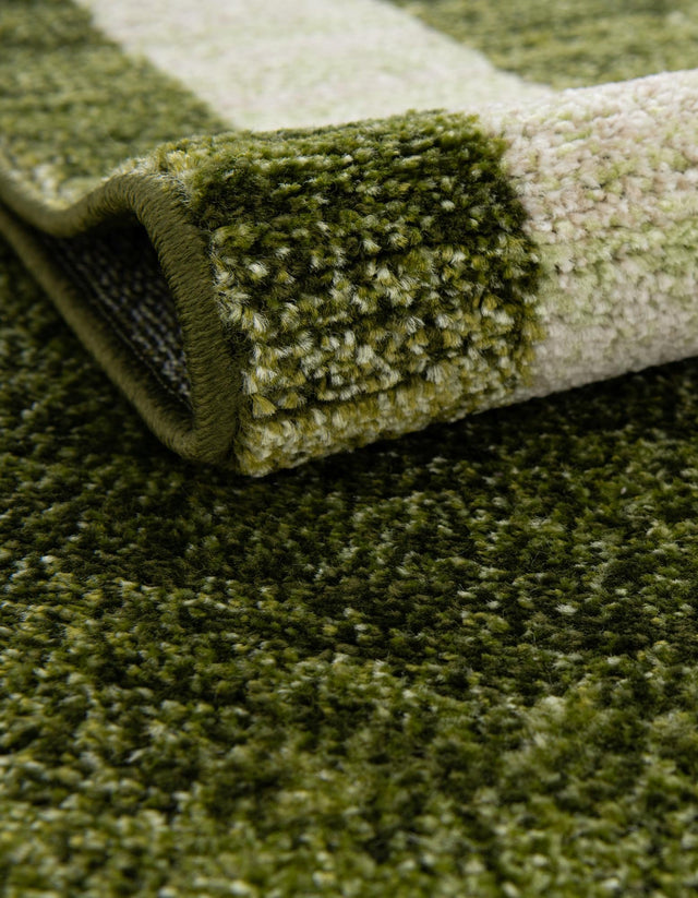 Green 5' 3 x 8' Del Mar Rectangle Area Rug 100% Polypropylene Easy Clean Stain Resistant Vivid Modern Carpet Mat for Home Decor Interior Designing for Sale at Rug Engine