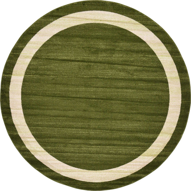 Green 7' 10 x 7' 10 Del Mar Round Area Rug 100% Polypropylene Easy Clean Stain Resistant Vivid Modern Carpet Mat for Home Decor Interior Designing for Sale at Rug Engine