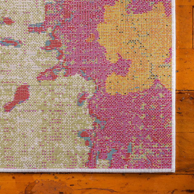 Multicolor 3' 3 x 5' 3 Lyon Rectangle Area Rug Vivid Colorful Abstract Modern 100% Polypropylene Carpet for Living Room, Dining, Office for Sale at Rug Engine